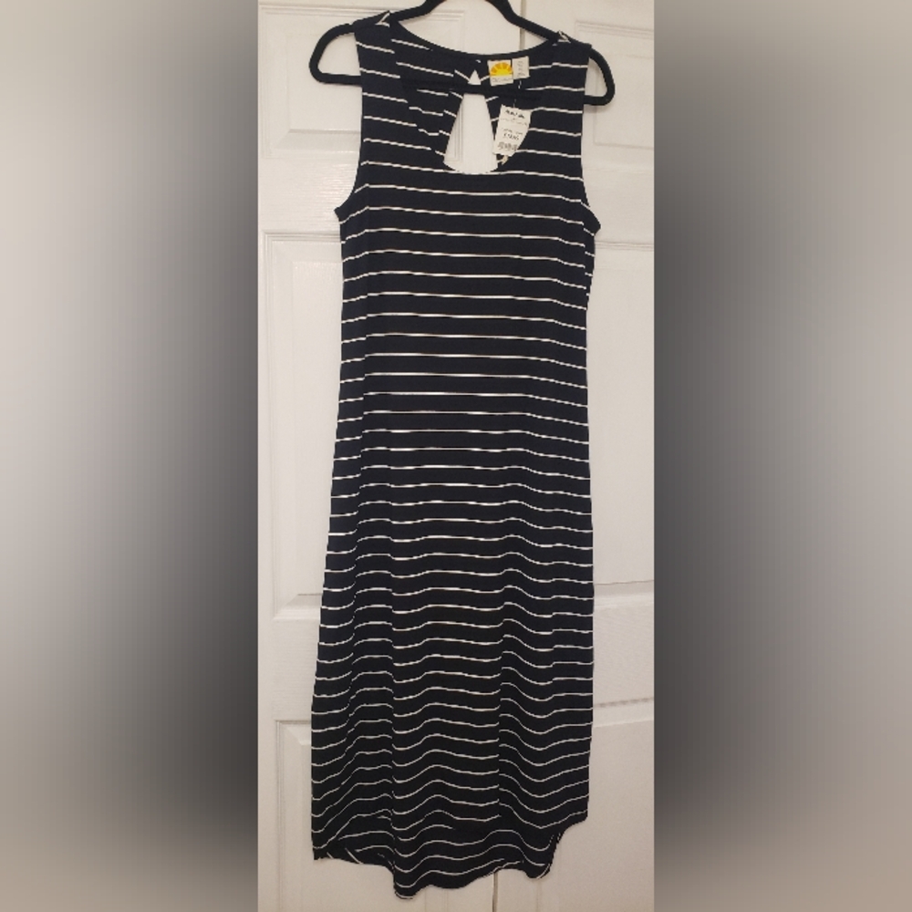 NWT Midi Striped Dress